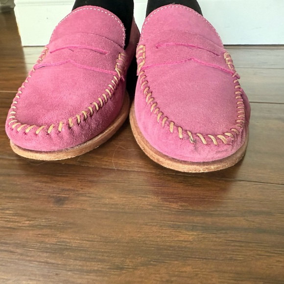 Tory Burch Pink Suede Loafers -Size 8 - Picture 4 of 14